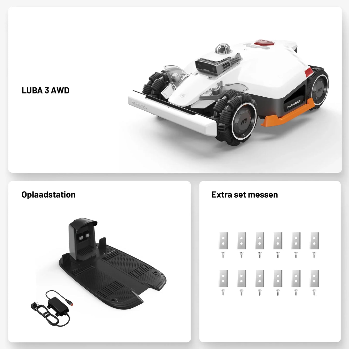 Mammotion LUBA 3 AWD 3000 met garage