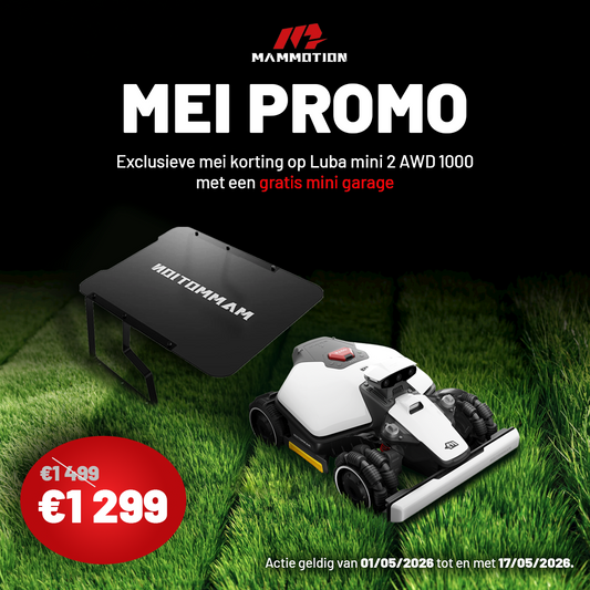 Mammotion LUBA mini 2 AWD 1000 met garage mini