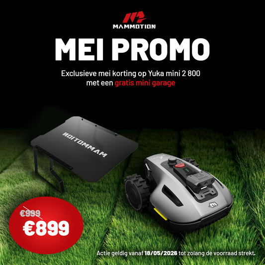 Mammotion YUKA mini 2 800 met garage mini
