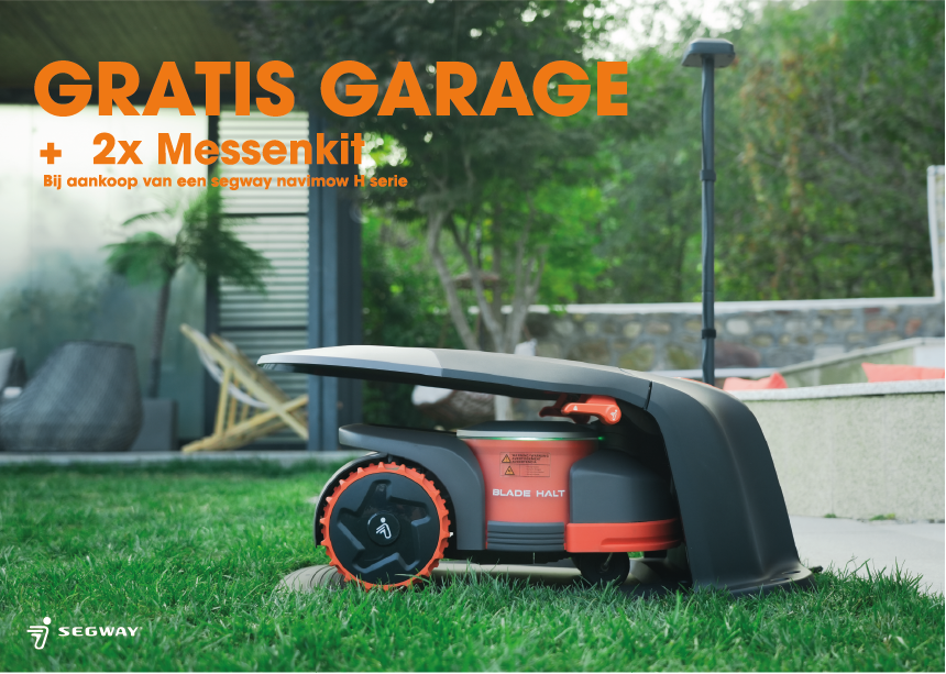 Segway Navimow H500E met VisionFence en garage M